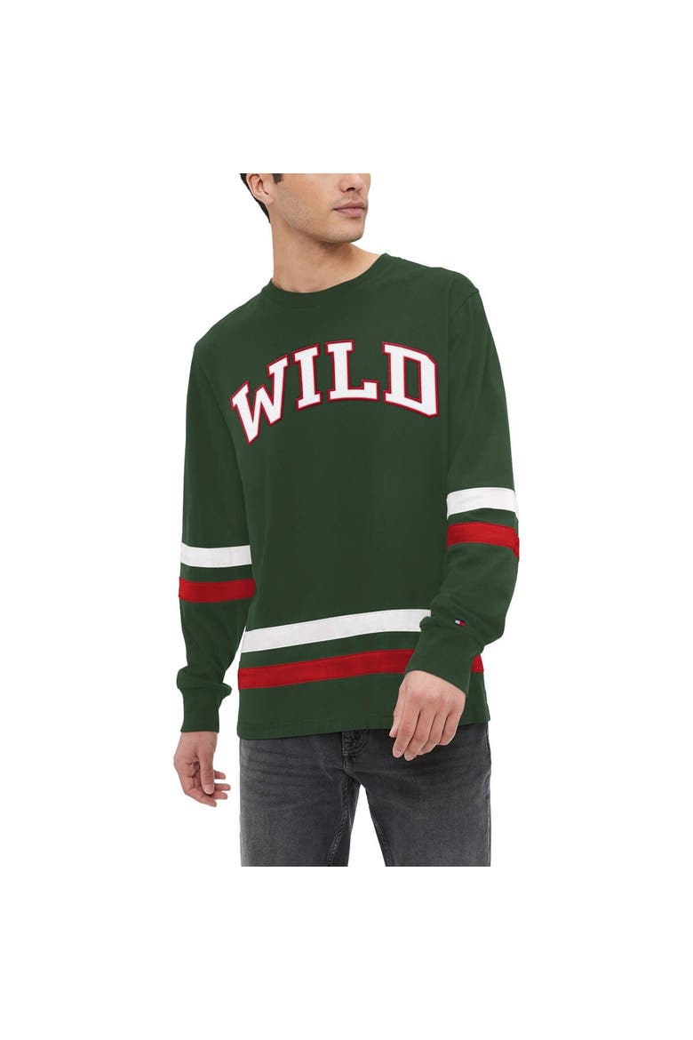 Men's Tommy Hilfiger Green Minnesota Wild Nolan Long Sleeve T-Shirt, Main, color, Green