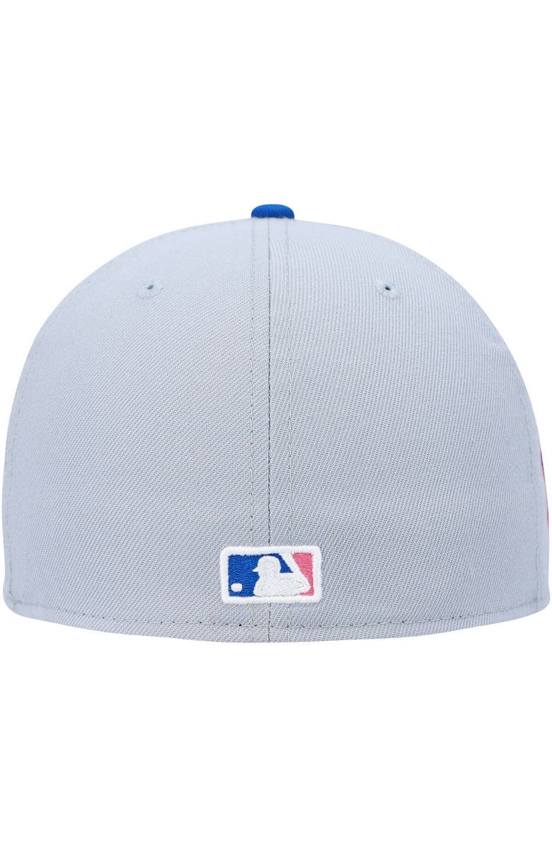 New Era Men's New Era Gray/Blue Chicago Cubs  Dolphin 59FIFTY Fitted Hat, Alternate, color, 