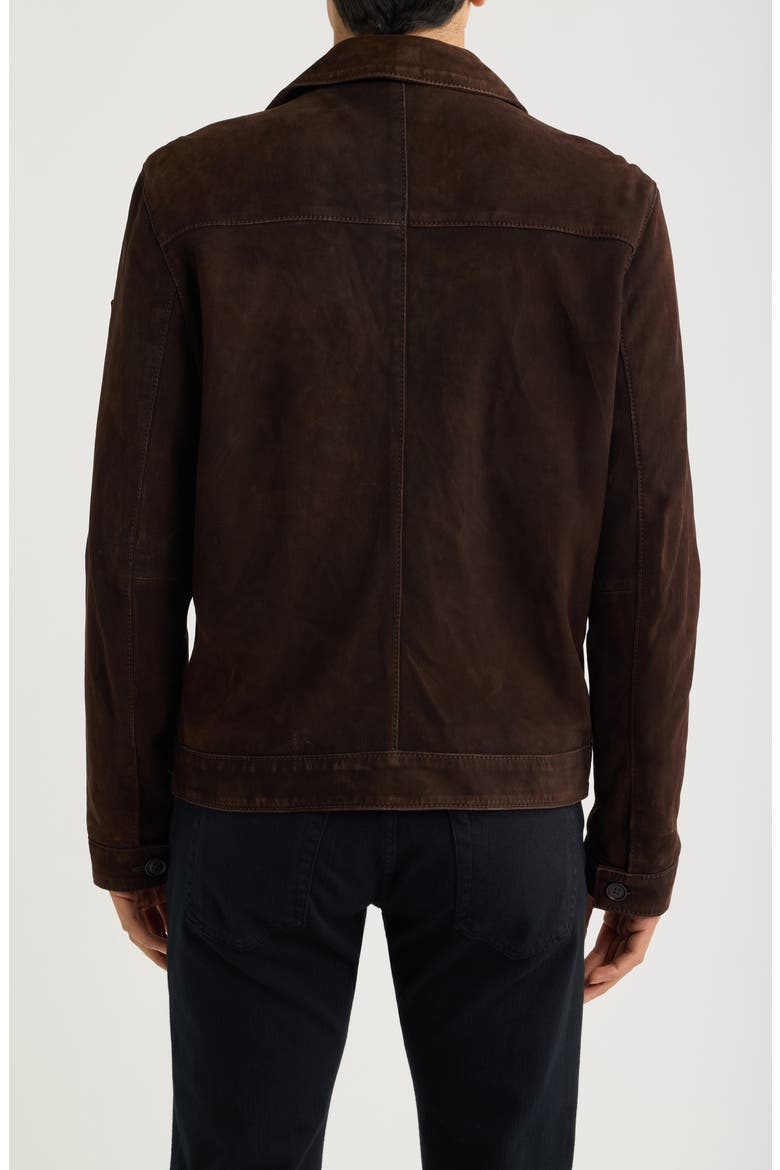 Yukon Leather Jacket, Alternate, color, DARK CHOCOLATE