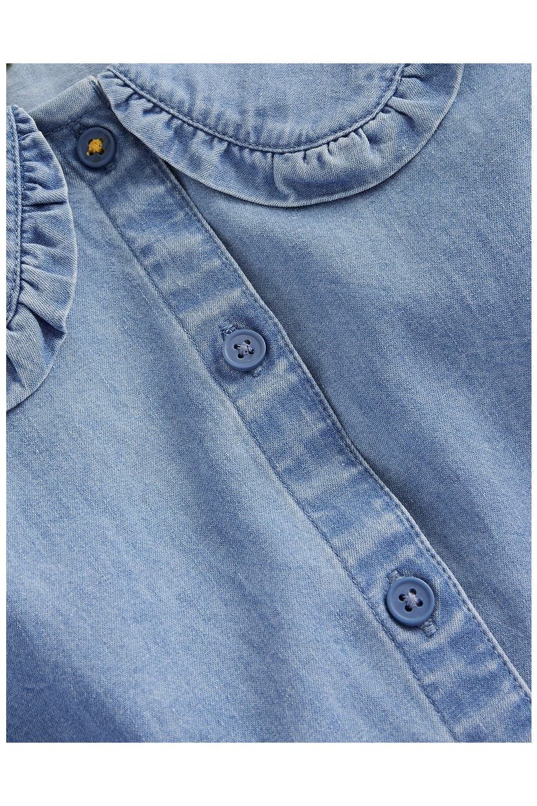 Kids' Cotton Chambray Button-Up Shirt, Alternate, color, CHAMBRAY