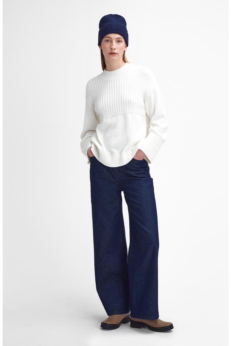 Andi Knitted Jumper Sweater, Alternate, color, ECRU