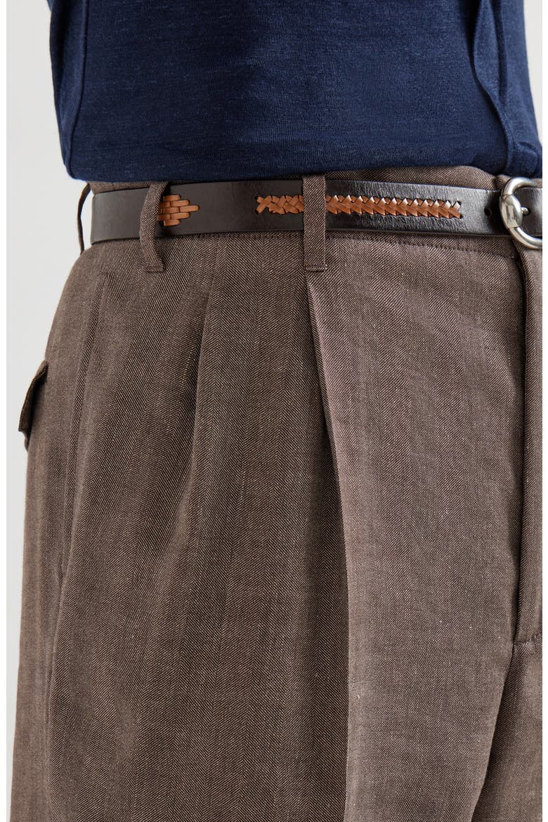 Chevron trousers, Alternate, color, Hazelnut