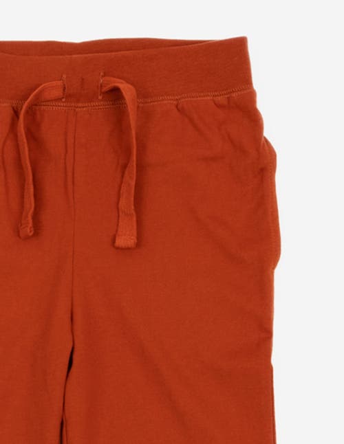 Leveret Kids 100% Cotton Lightweight Jogger Pants In Brown