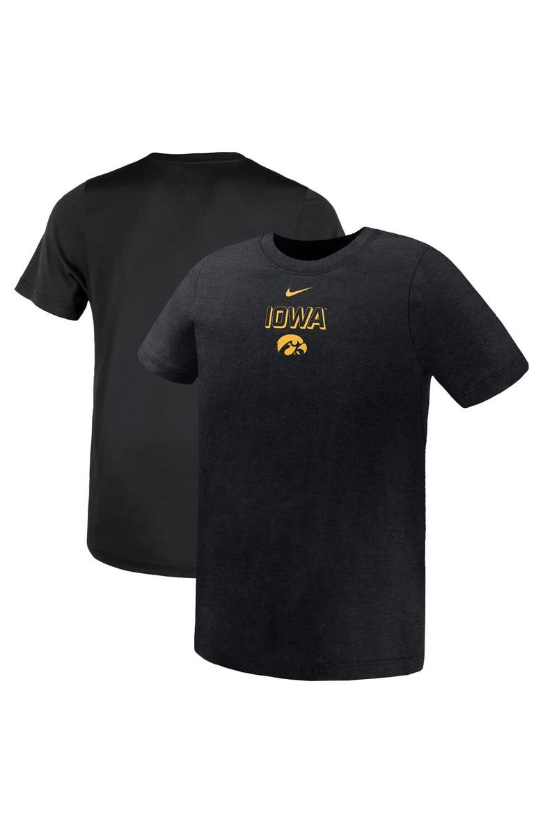Nike Preschool Nike Black Iowa Hawkeyes Legend Performance T-Shirt, Alternate, color, Black