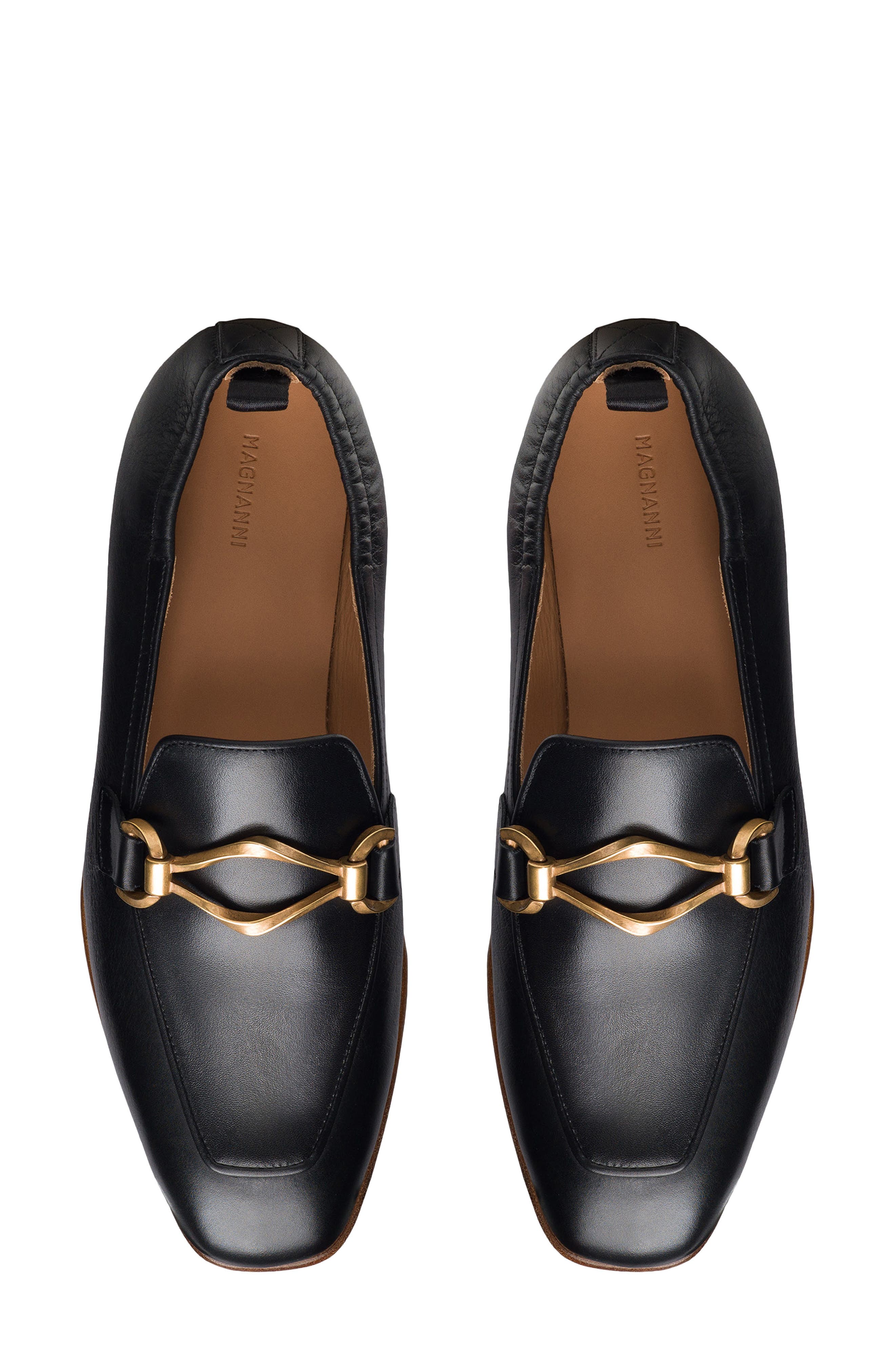 Magnanni Priscilla Bit Loafer, Alternate, color, Black