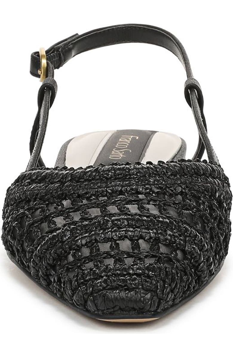 Franco Sarto Riona Slingback Flat, Alternate, color, Black