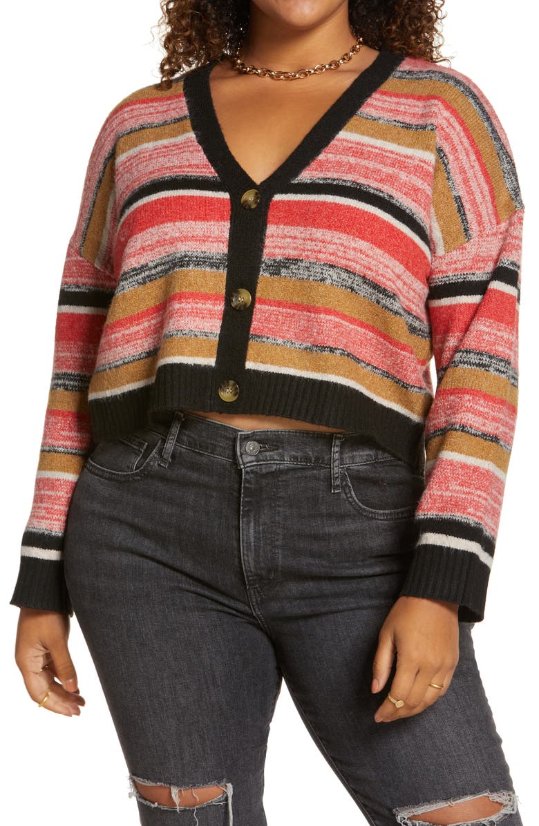 BP. Crop Recycled Blend Cardigan, Main, color, 