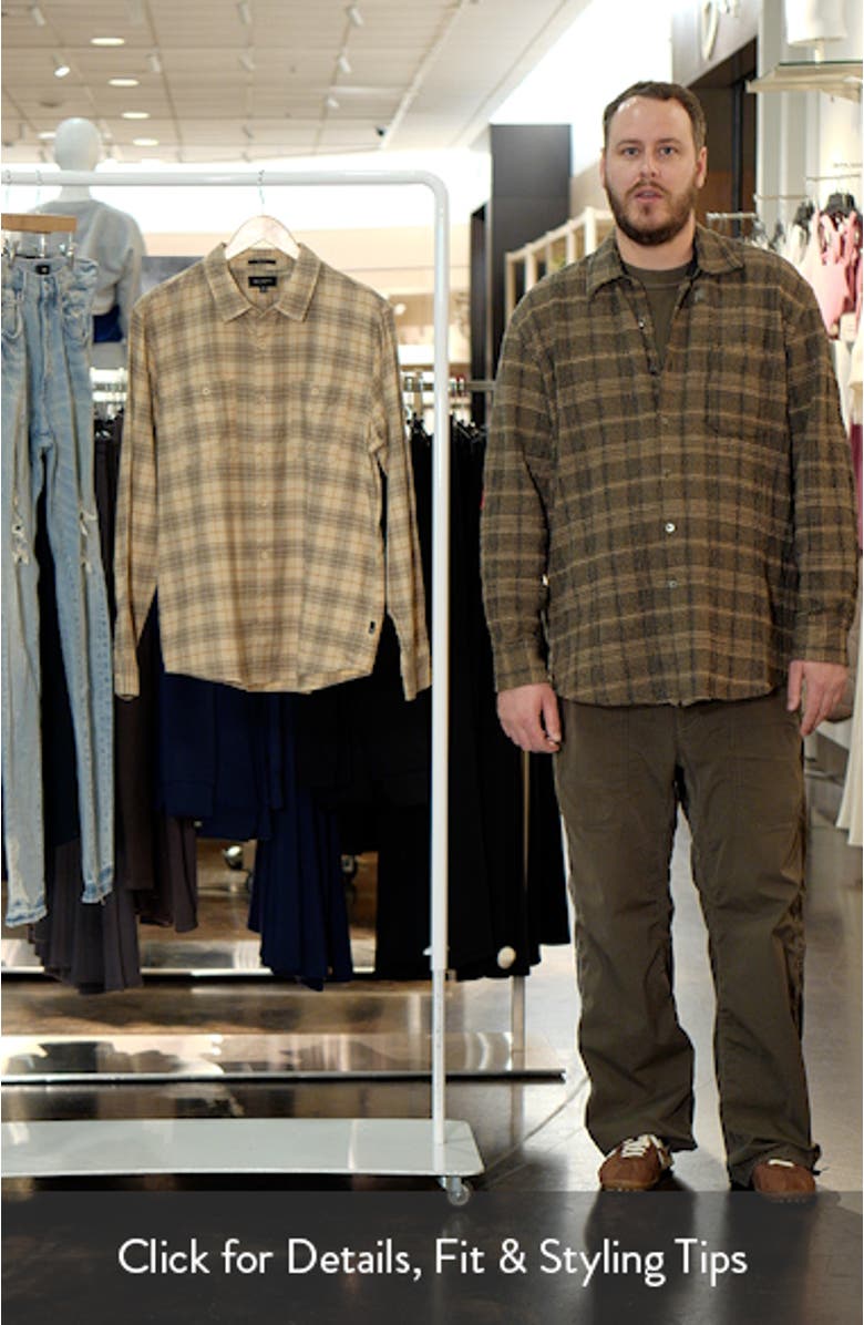 Wayne Plaid Button-Up Work Shirt, sales video thumbnail