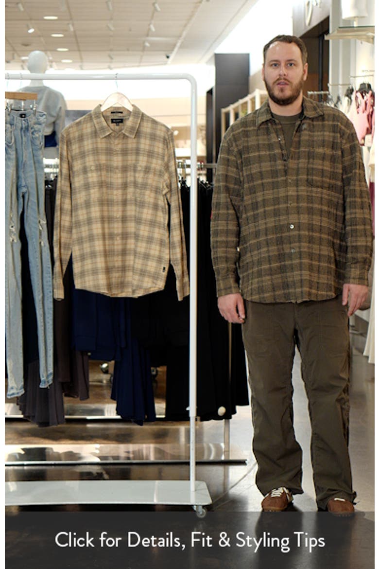 Wayne Plaid Button-Up Work Shirt video