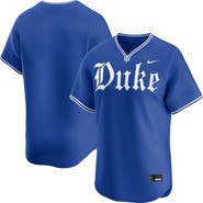 Nike Men's Nike Royal Duke Blue Devils Road College Limited Baseball Jersey