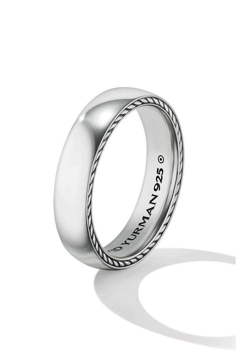 Streamline® Band Ring, Alternate, color, SILVER