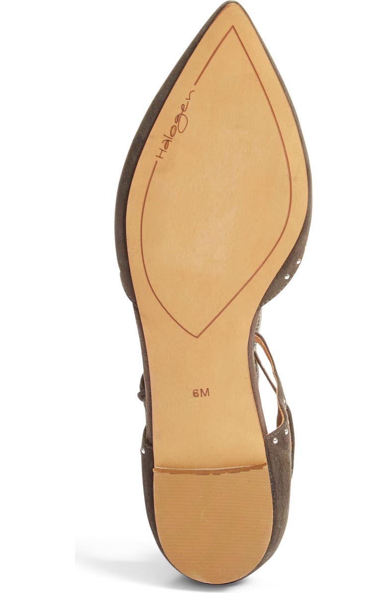 Halogen<sup>®</sup> 'Bristal' Ankle Strap Pointy Toe Flat, Alternate, color,