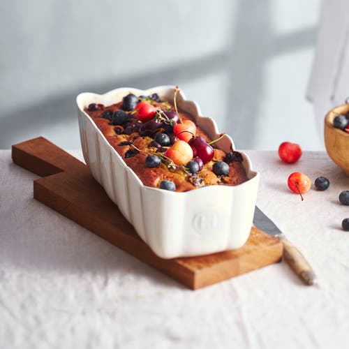 Emile Henry Madeleine Ceramic Loaf Pan In Neutral