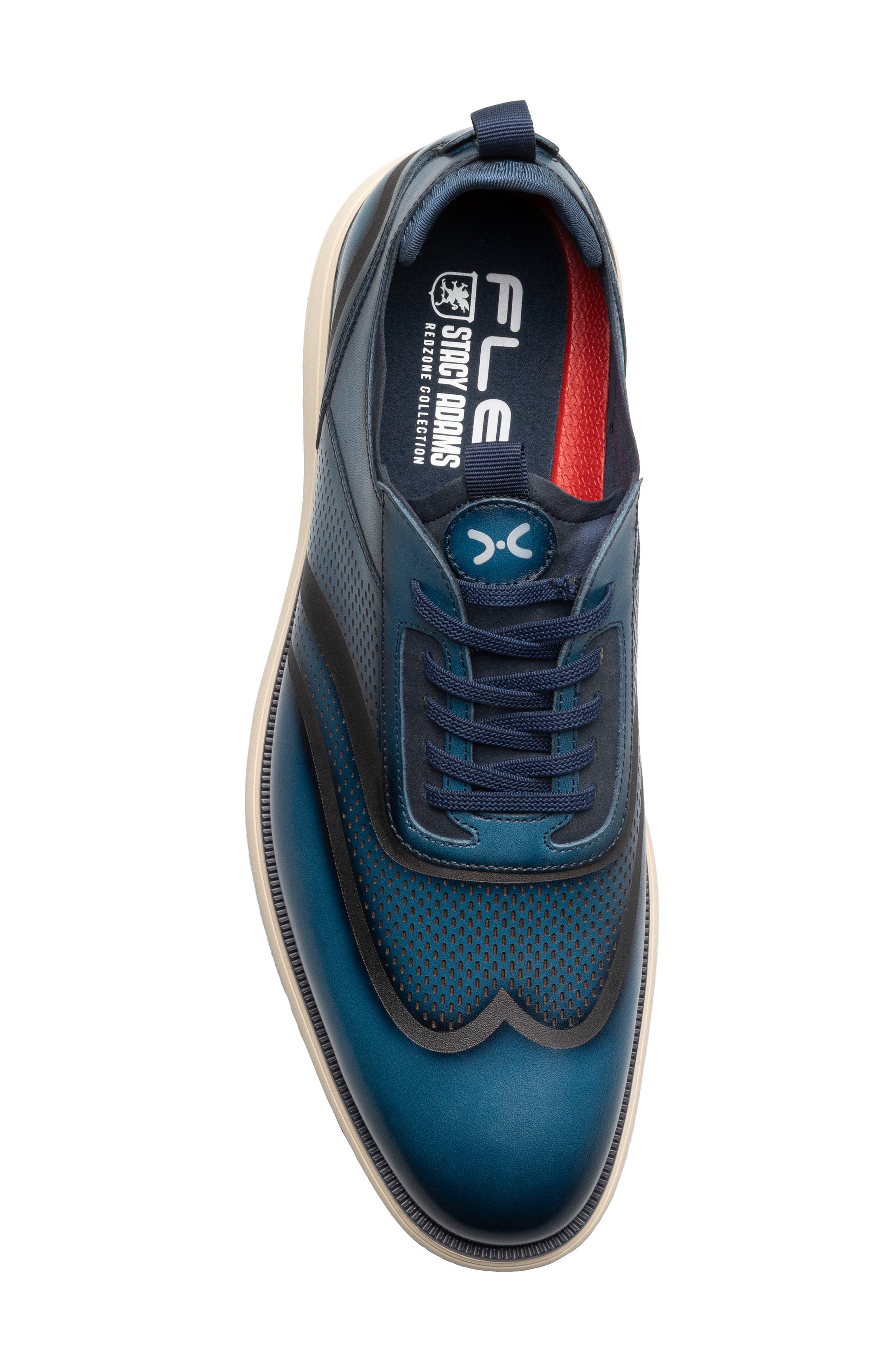 Edgewood Wingtip Sneaker, Alternate, color, BLUE