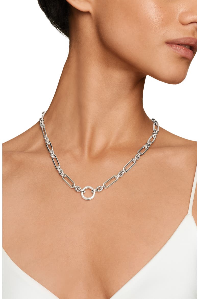 Lexington Chain Necklace, Alternate, color, SILVER