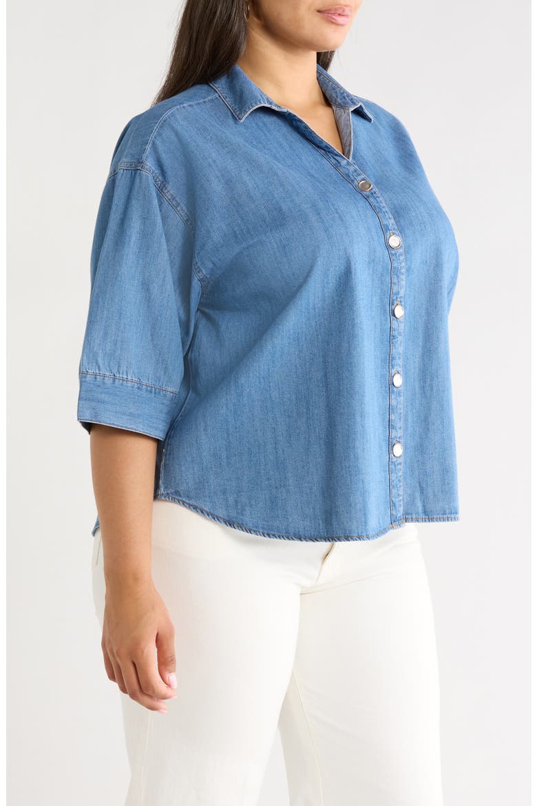 Kindell Chambray Top, Alternate, color, MEDIUM WASH