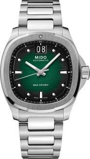 MIDO Multifort Square Automatic Bracelet Watch, 40mm