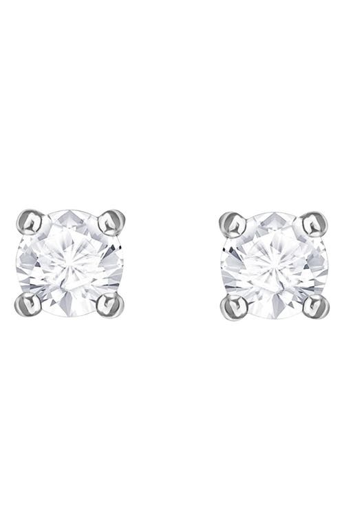Swarovski Attract Crystal Stud Earrings In Silver