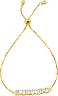 Adornia CZ Bolo Slider Bracelet