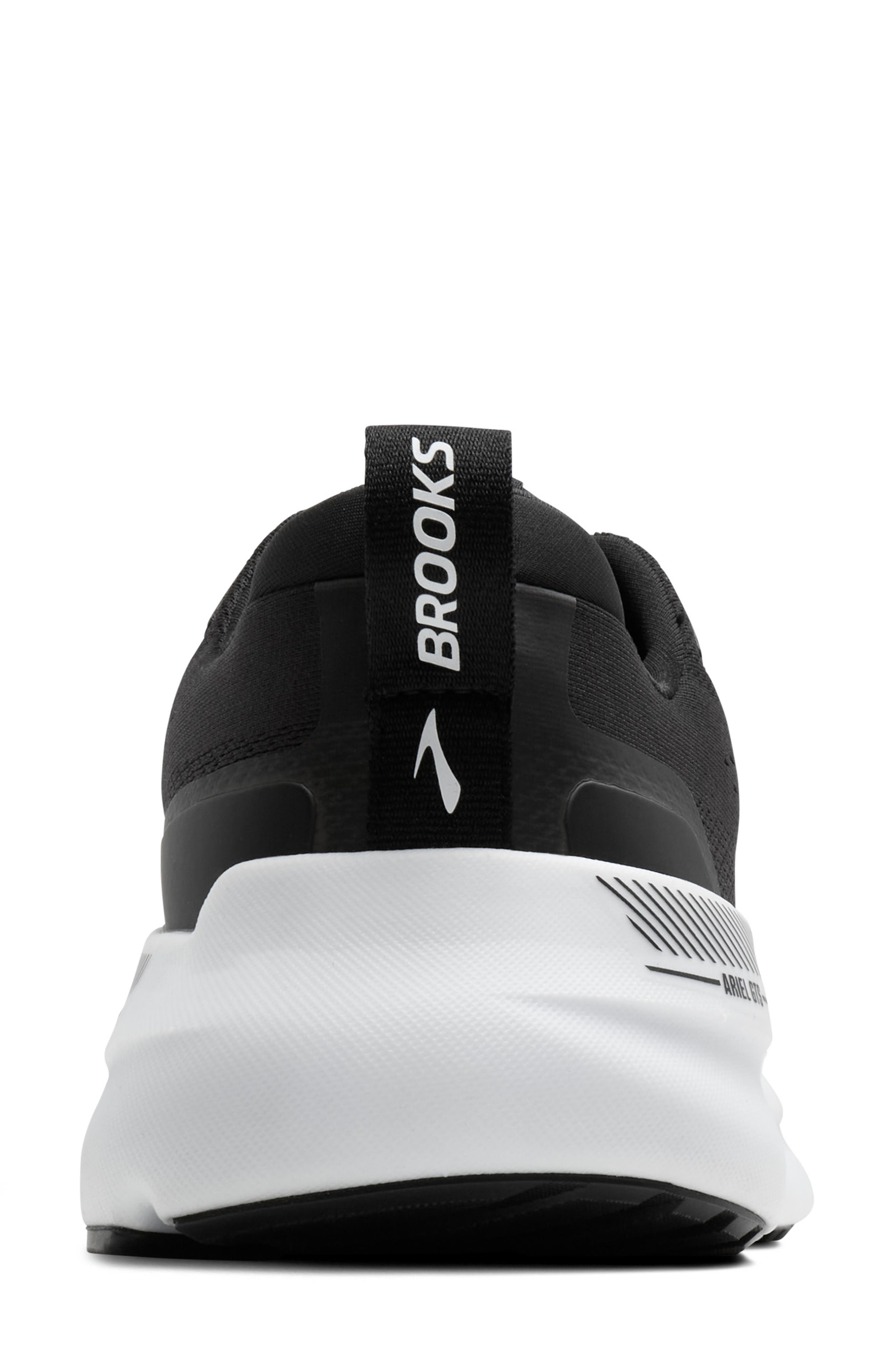 Brooks Ariel GTS 26 Running Shoe, Alternate, color, Black/ Grey/ White