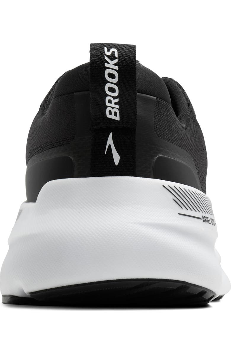 Brooks Ariel GTS 26 Running Shoe, Alternate, color, Black/ Grey/ White