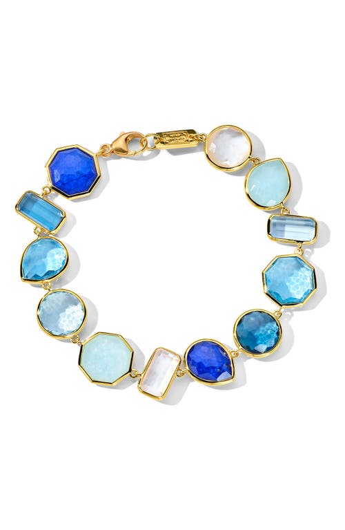 Ippolita Rock Candy Large Stone Station Bracelet in Gold 