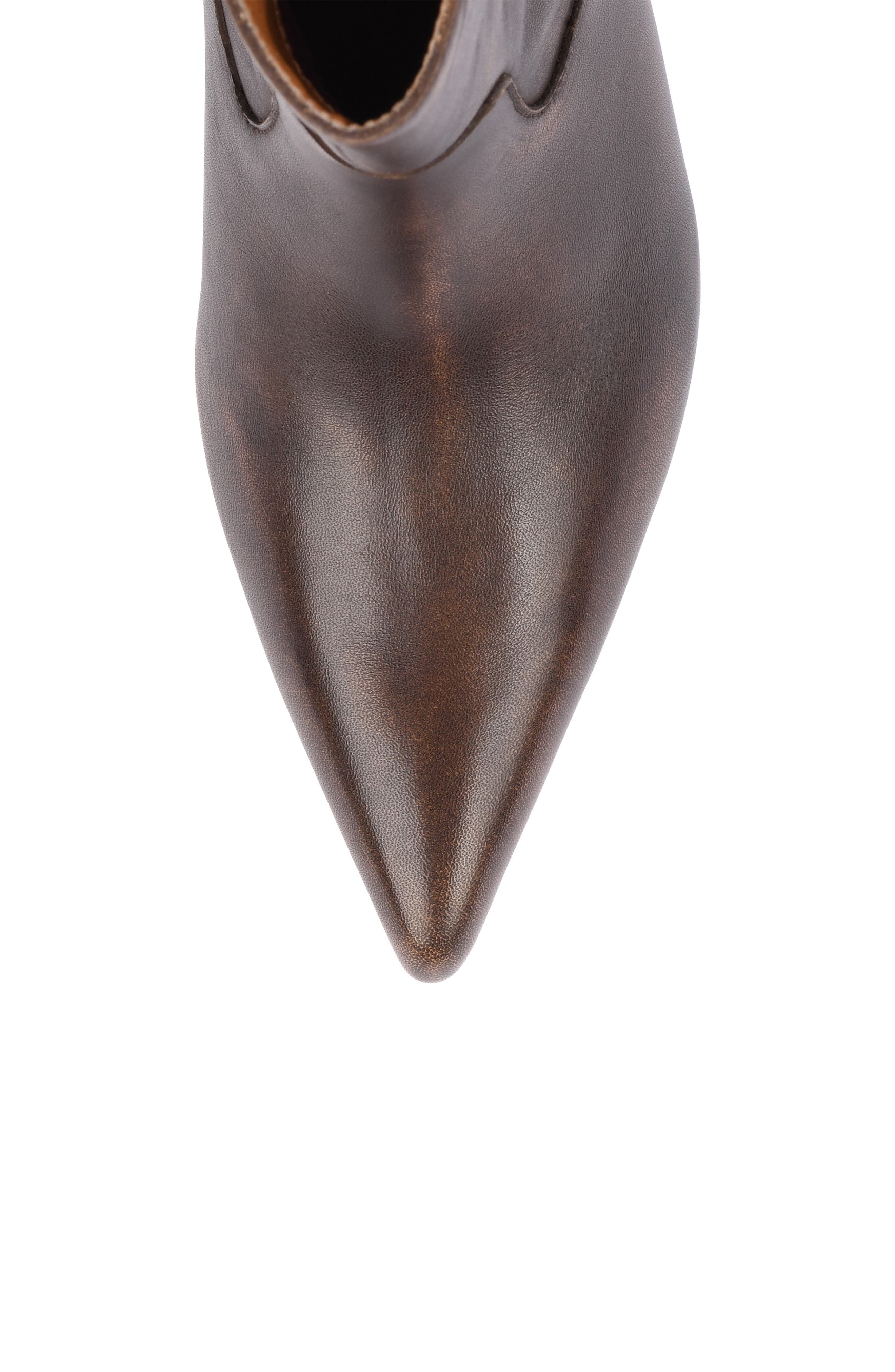 Venue Leather Bootie, Alternate, color, BROWN