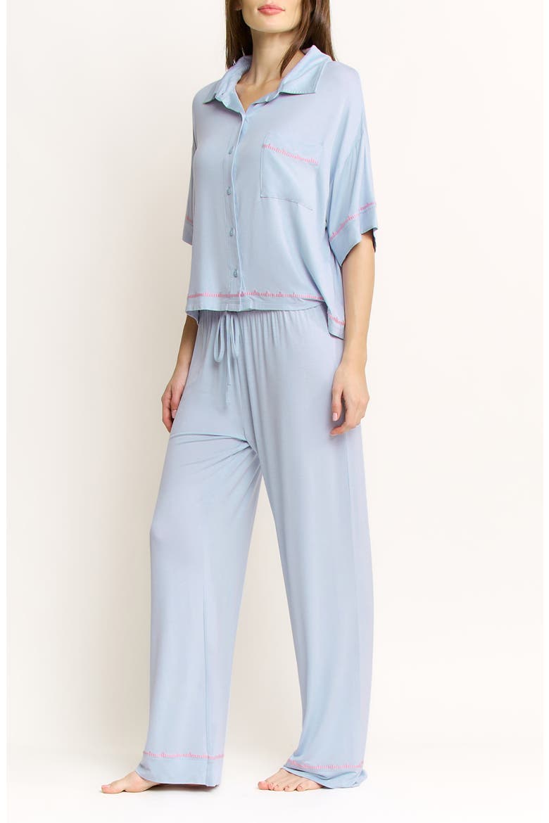 Sweet Solstice Pajamas, Alternate, color, MOONBEAM