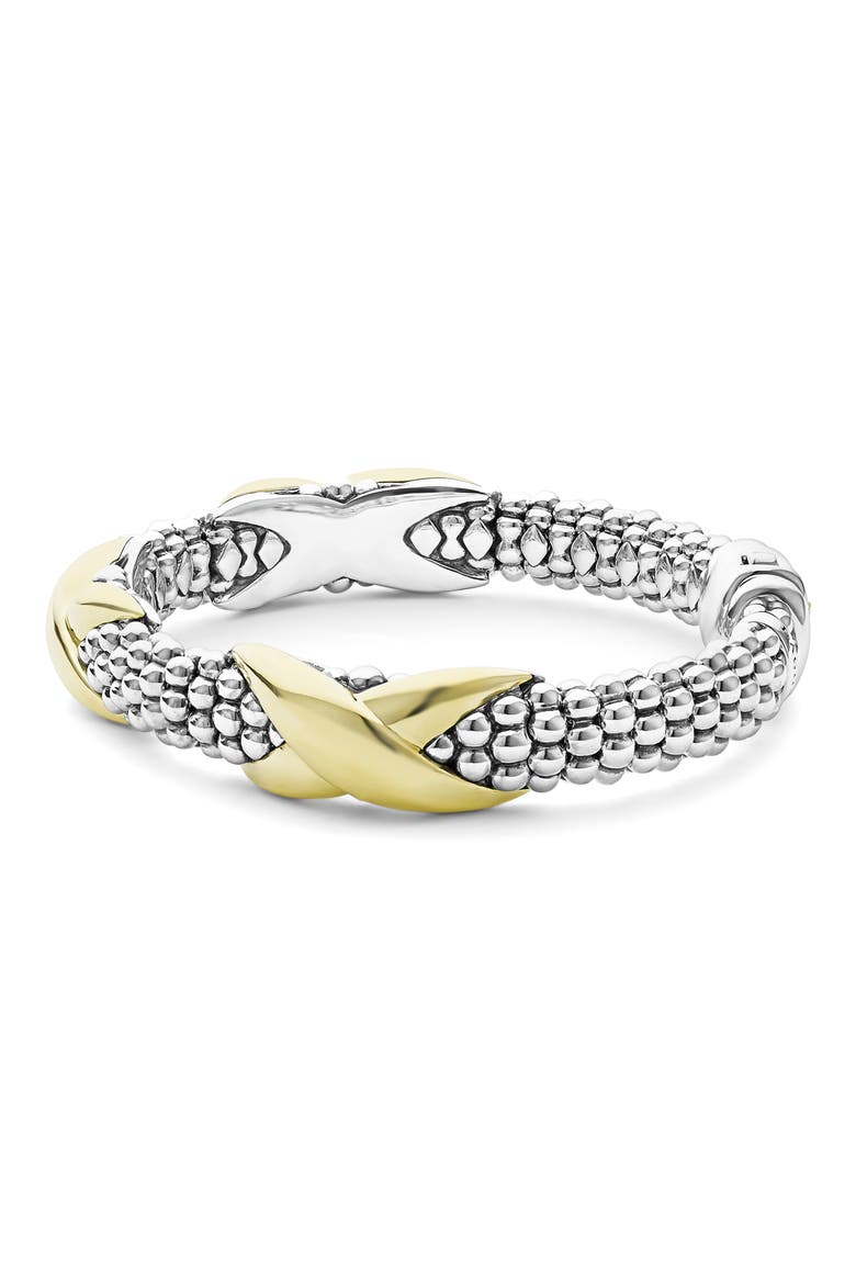 Embrace Station Bracelet, Alternate, color, SILVER