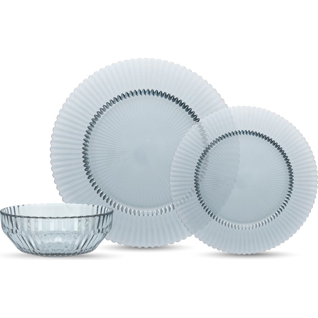 Fortessa Archie 12-Piece Glass Dinnerware Set in Dusk  product