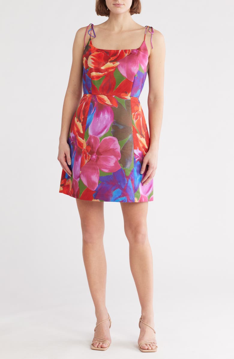 Ted Baker London Jyneen Shoulder Tie Dress, Main, color,