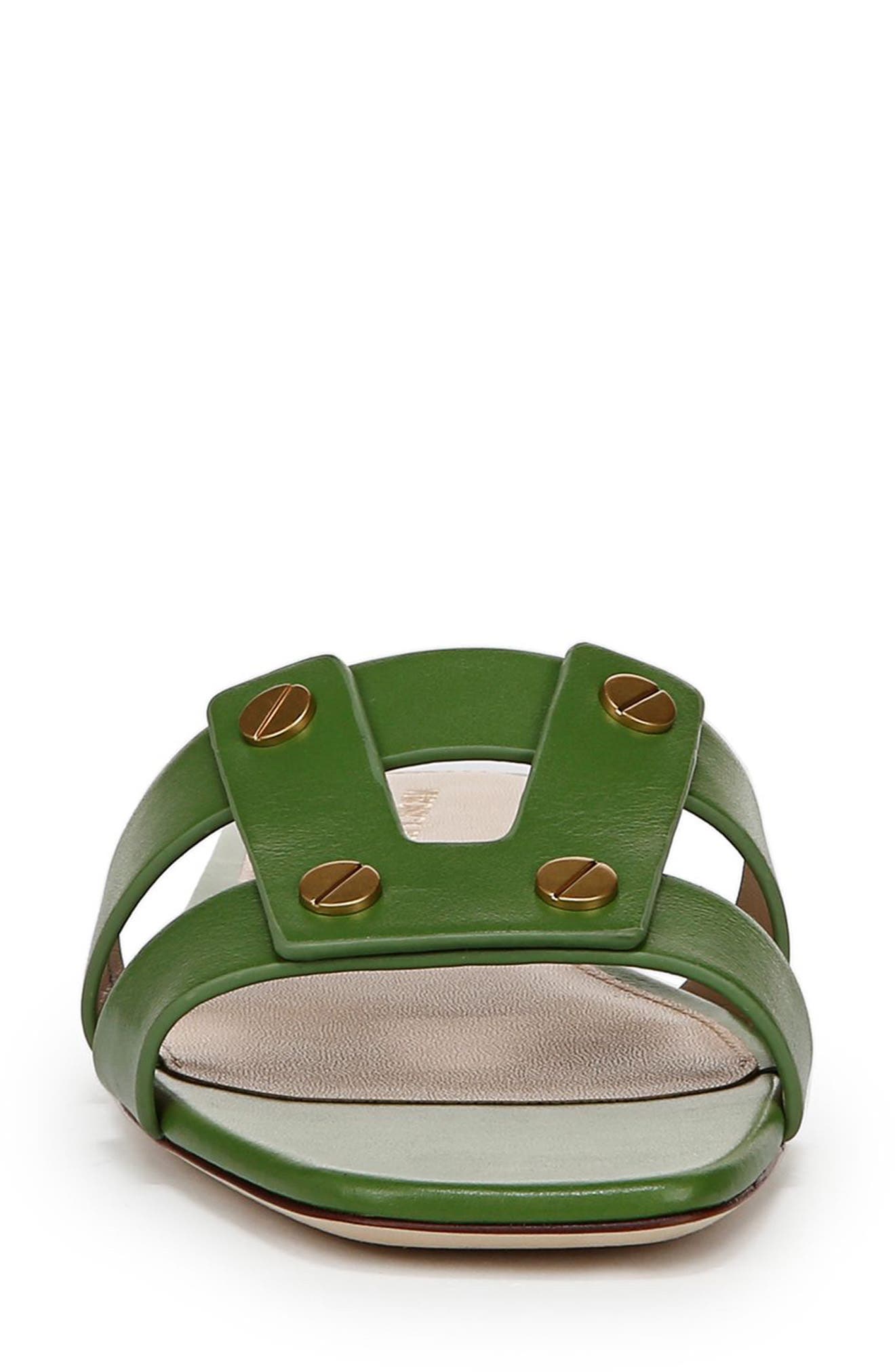 Veronica Beard Via Slide Sandal, Alternate, color, Lemongrass