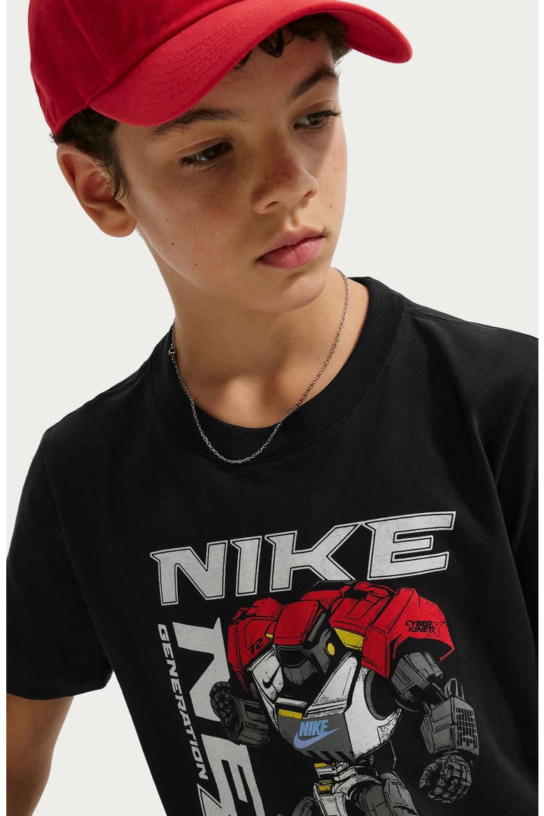 Kids' Next Gear Cotton Graphic T-Shirt, Alternate, color, BLACK
