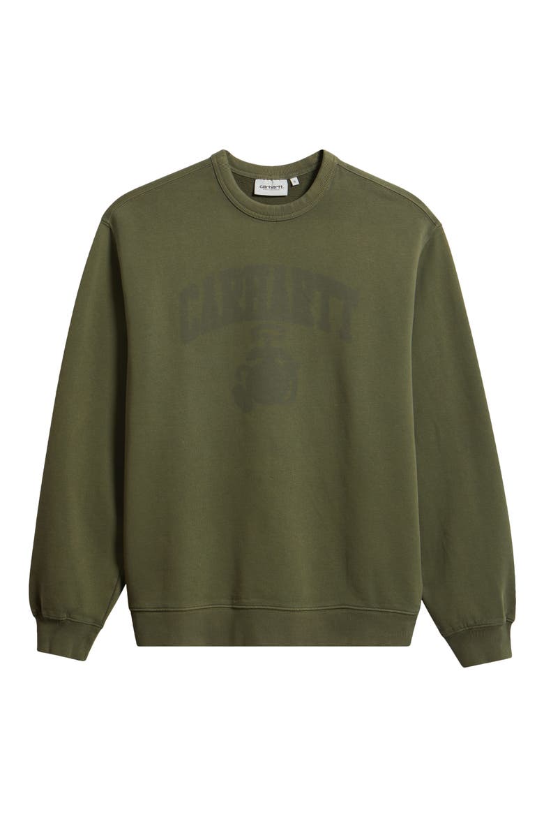 Faded Ponds Corps Graphic Sweatshirt, Alternate, color, CYPRESS (HEAVY STONE WASH)