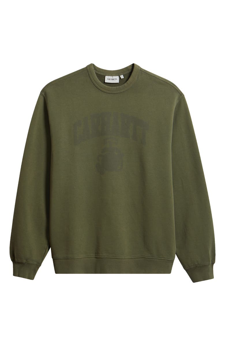 Carhartt Work In Progress Faded Ponds Corps Graphic Sweatshirt, Alternate, color, Cypress (Heavy Stone Wash)