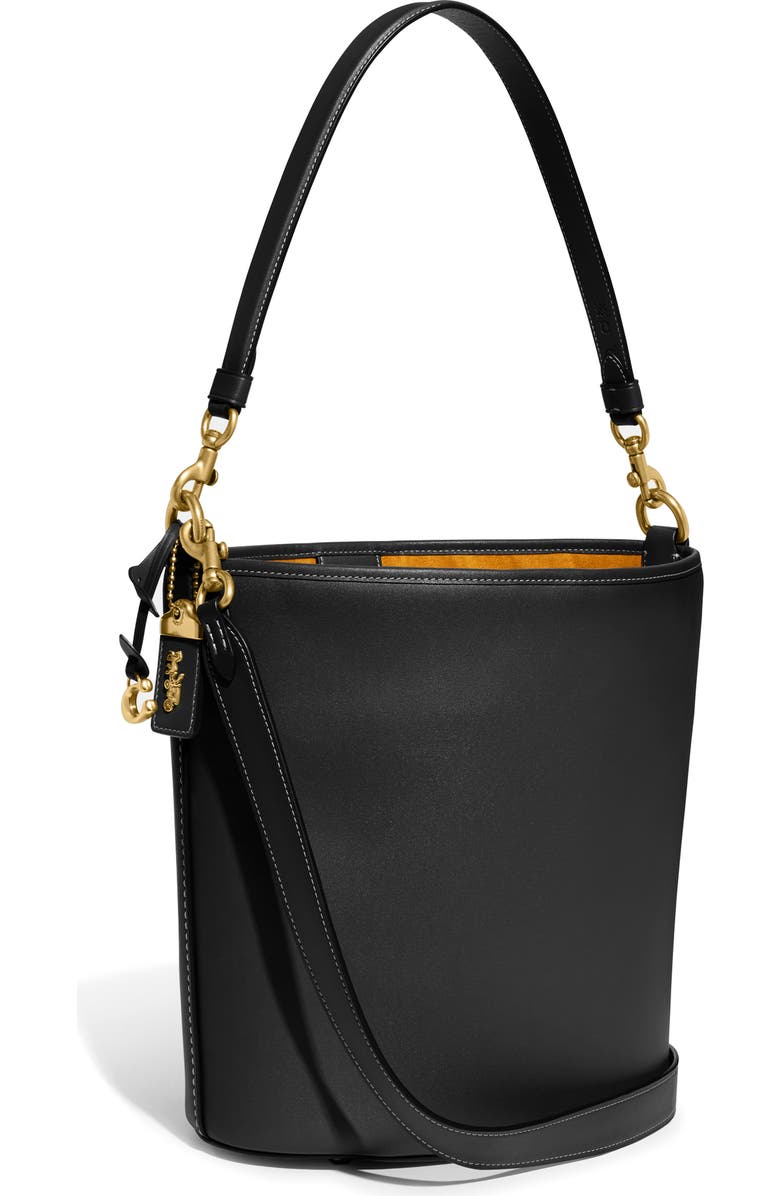 COACH Dakota Glovetanned Leather Bucket Bag, Alternate, color,