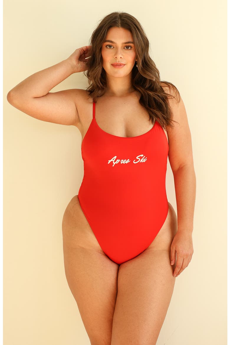 Crystal One Piece, Alternate, color, Chili