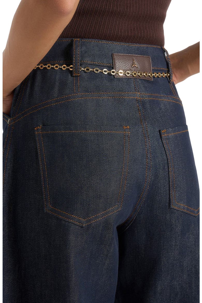 Enora Hourglass Jean With Chain, Alternate, color, Indigo