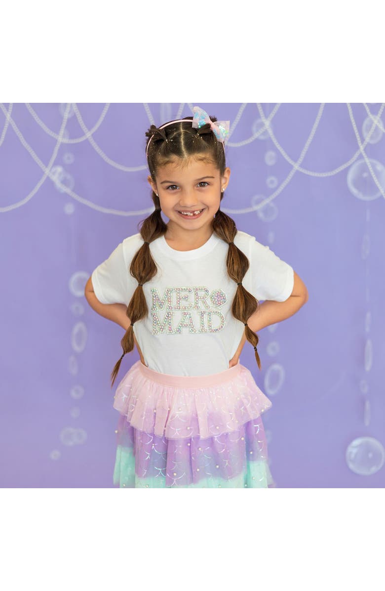 Sweet Wink Mermaid Sequin Bow Headband, Alternate, color, Pink