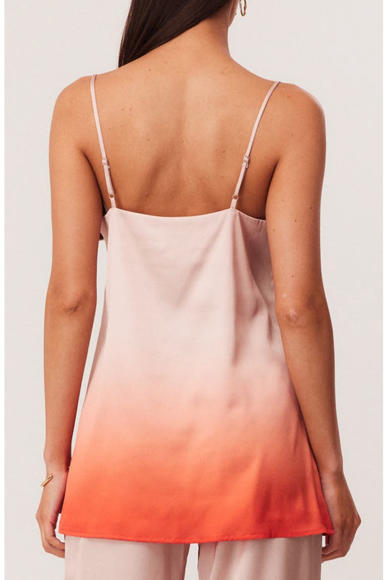 Amaya Long Line Ombré Top, Alternate, color, PEACH OMBRE