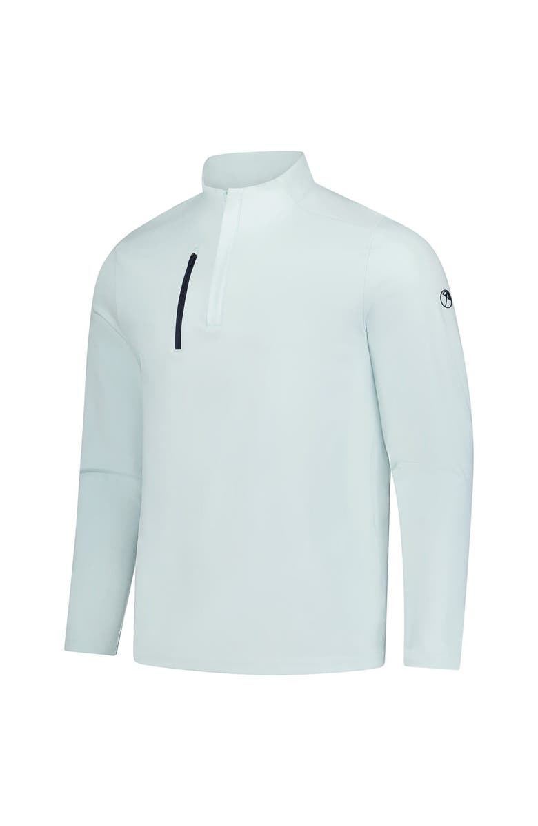 PUMA Men's Puma Mint Arnold Palmer Cloudspun One-Quarter Zip Top, Alternate, color, Mint