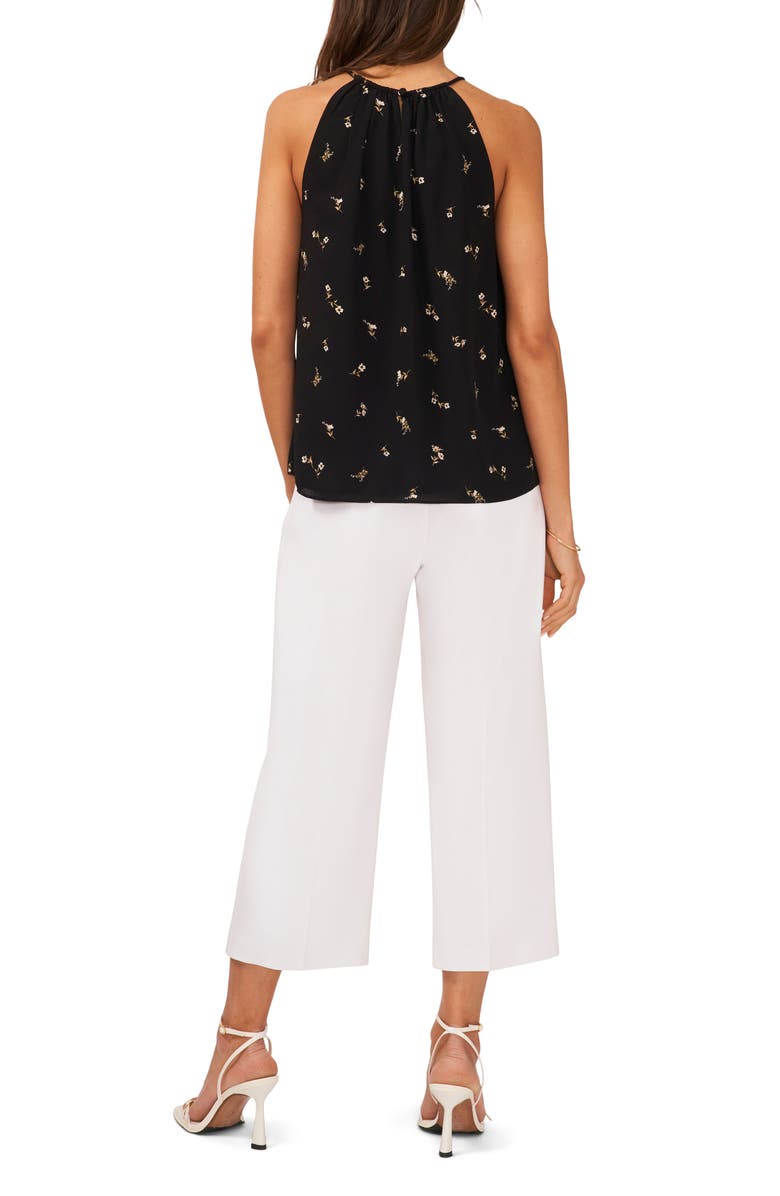 Halogen<sup>®</sup> Floral Keyhole Sleeveless Blouse, Alternate, color,