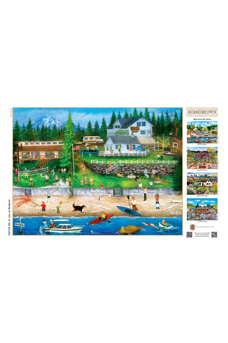 4th of July at Seabeck 750 Piece Puzzle, Alternate, color, Multicolor