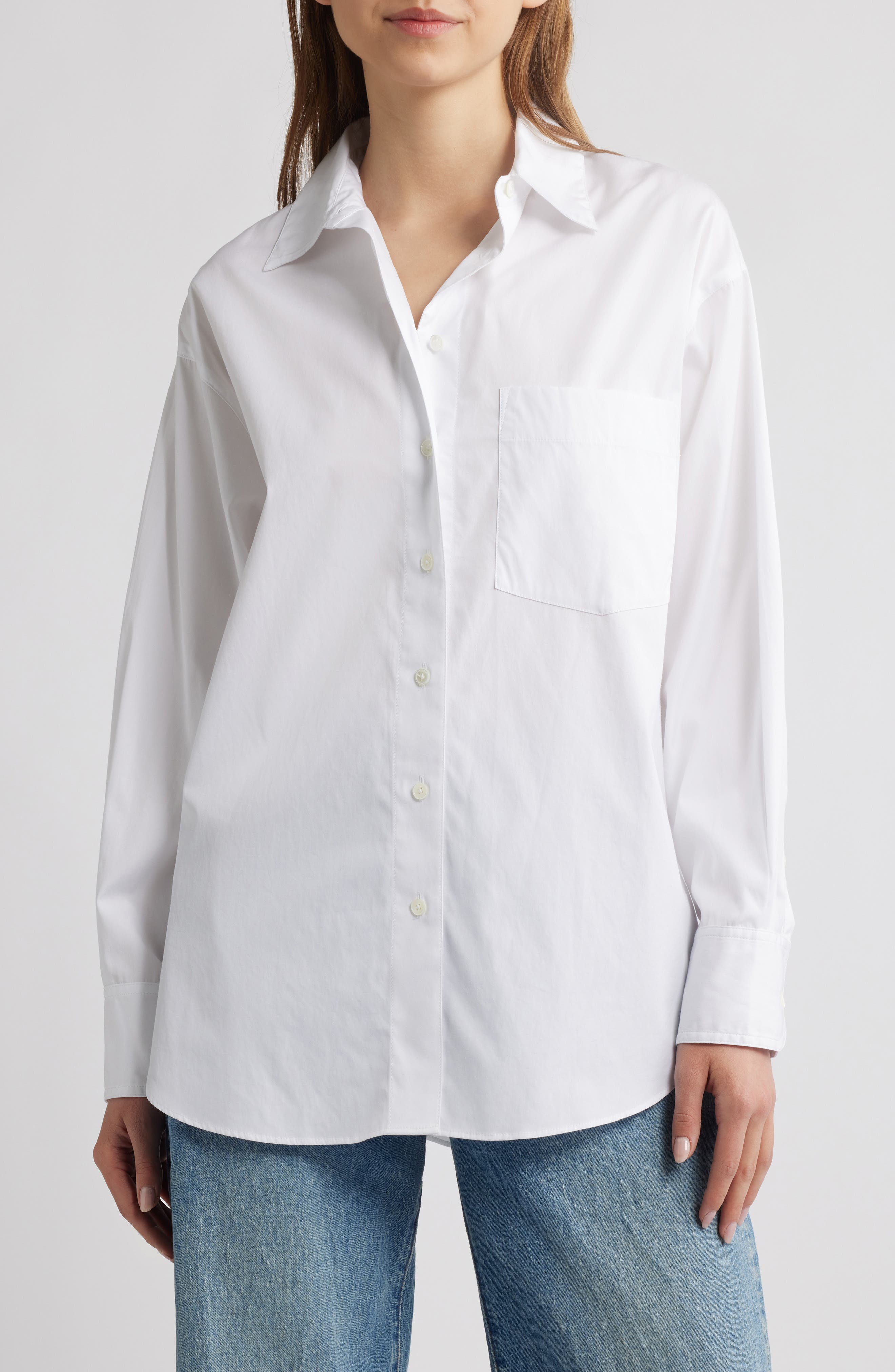 Madewell Oversize Poplin Button-Up Shirt