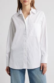 Madewell Oversize Poplin Button-Up Shirt