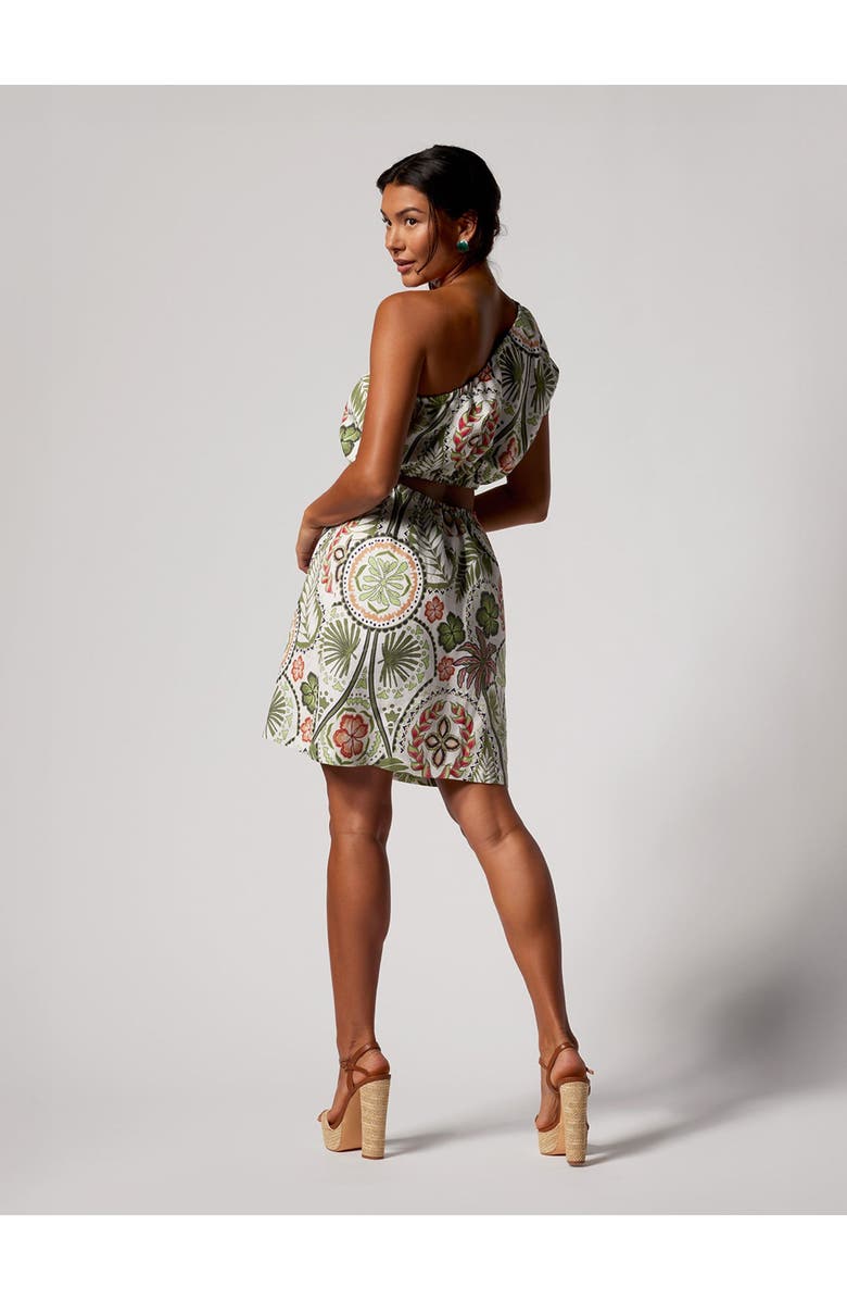 Tori Richard Bazaar Theodora Dress, Alternate, color, Vanilla