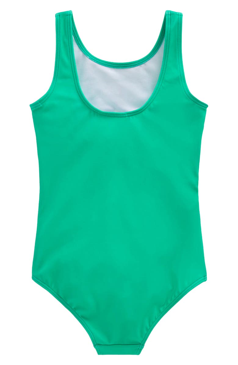 Mini Boden Kids' Fun Cutout One-Piece Swimsuit, Alternate, color, Whale