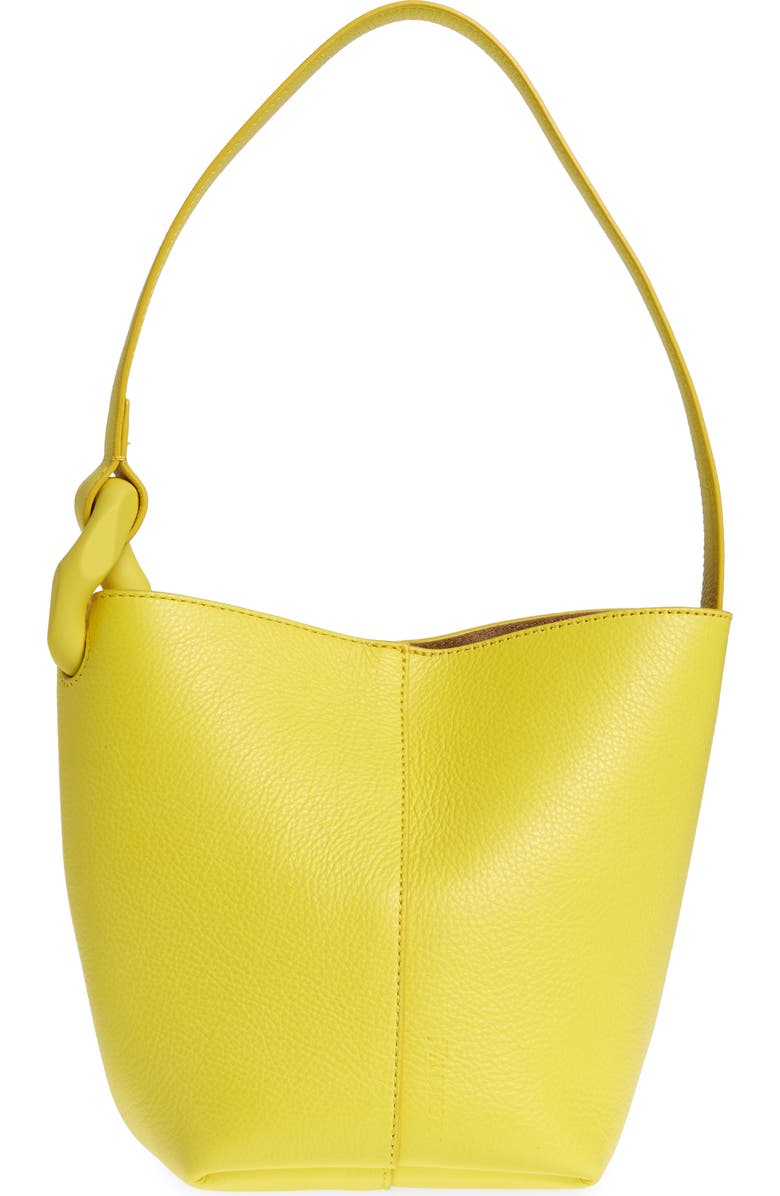 JW Anderson The JWA Corner Leather Bucket Bag, Main, color,