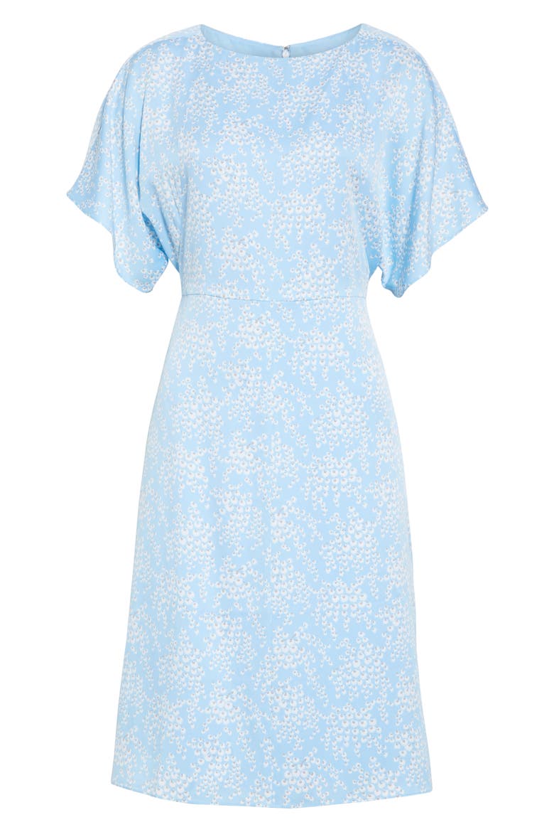 Stretch Silk Dress, Alternate, color, BLUE SIDDAL FLORAL