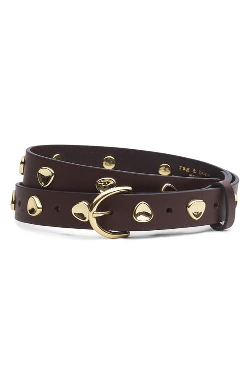 Rag & Bone Brynn Leather Belt In Brown